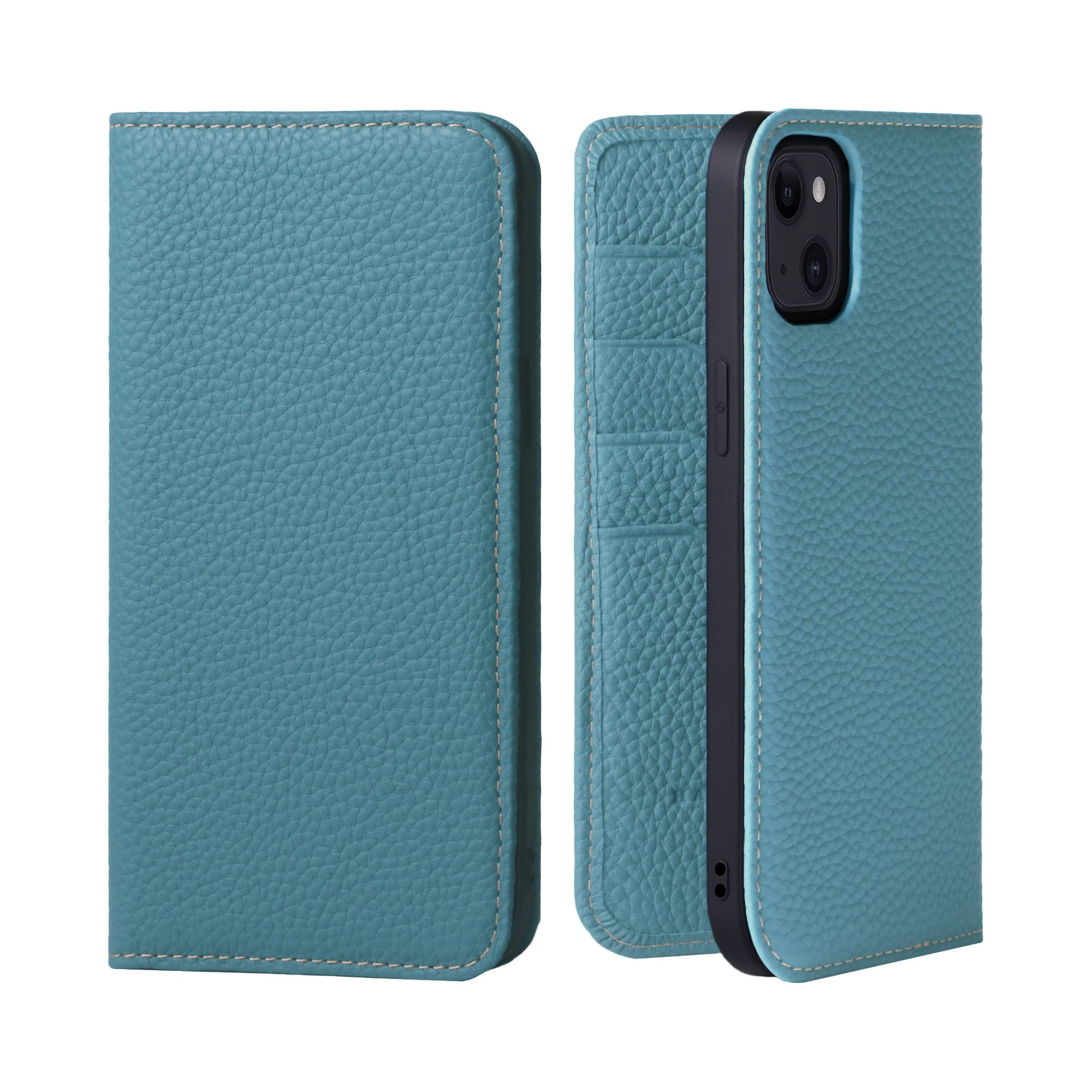 HANATORA iPhone14Plus  Ģ ܳ ޥۥ ޥ  ɥۥ դ 󥯥ե쥶 ե ޥͥåȤʤ  PH-14Plus-Cyan