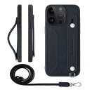 HANATORA iPhone15ProMax ケース 本革 耐衝撃 背面ベルト ストラップリング スマホケース スマホ スタンド機能 ネックストラップ 付き ...