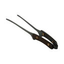 aninako キャンプ トング 焼肉トング BBQ トング 304ステンレス 自立式 バーベキュートング 調理器具用品 火傷防止 トング 火はさみ 軽量 耐熱 屋外用食器 (ブラック)