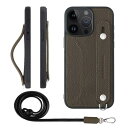 HANATORA iPhone15ProMax ケース 本革 耐衝撃 背面ベルト ストラップリング スマホケース スマホ スタンド機能 ネックストラップ 付き ...