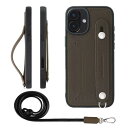 HANATORA iPhone16Plus ケース 本革 耐衝撃 背面ベルト ストラップリング スマホケース スマホ スタンド機能 ネックストラップ 付き カードポケット シュリンクレザー ギフト トープ CGHGZ-16Plus-Taupe