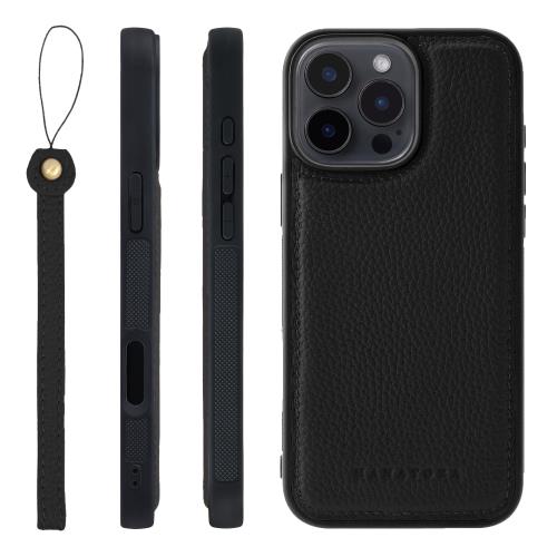 HANATORA iPhone16ProMax  ܳ Ѿ׷ Хѡ ޥۥ ޥ ȥå դ 󥯥쥶 ե ֥å SPGGZ-16ProMax-Black