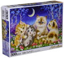 日本製 300ピースジグソーパズル 月夜であそぼう(26×38cm)
