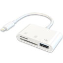 Apple正規認証 MFiチップ搭載iPhone SDカードリーダー ...(2)