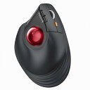 ProtoArc EM05 NLバーティカル トラックボールマウス 縦型62° 2.4GとBluetooth両対応 ワイヤレスマウス 5段階DPI 200/40...