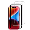 KPNS いphone14 / 13 / 13pro ガラスフィルム2枚セットガイド枠付き 日本素材製 強化ガラス iPhone 14 / iPhone 13 ...