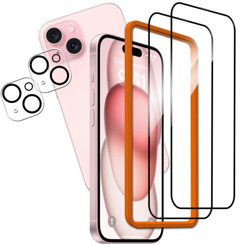 KPNS iphone 15 饹ե 2+2祻åǺ ݸ iPhone15  饹ե ե15 ...