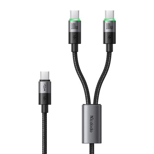 Mcdodo 2in1 急速充電ケーブル USB-C to USB-C USB-Cケーブル 100W PD対応 高速デ...
