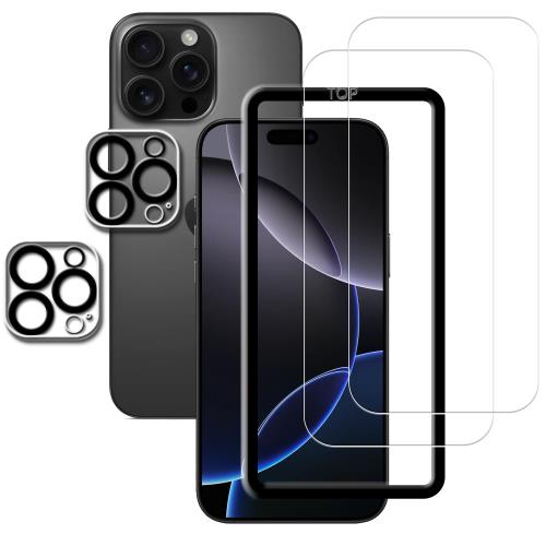 KPNS 饹ե iPhone16 Pro Max  (2)饹ե + (2)ե + դ ܰ...