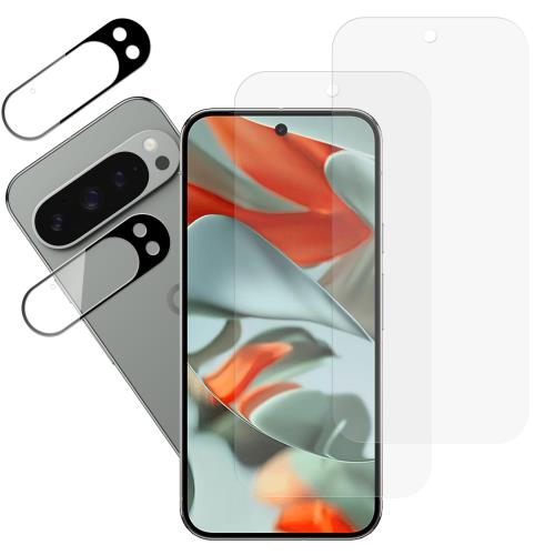 KPNS 饹ե Google Pixel 9 Pro XL  ɻ (2)饹ե + (2)ե ...