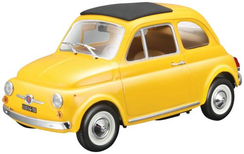 京商(Kyosyo) Bburago 1/24 フィアット5OOF 1995 イエロー 完成品
