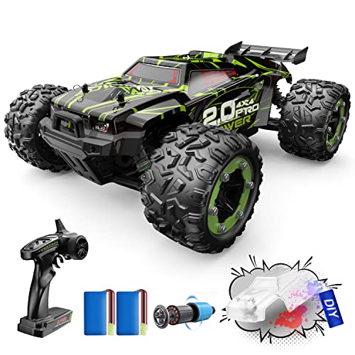 DEERC 饸 饸󥫡 ե 60km/h ֥饷쥹 RC åץ졼 4WD 1:18 ɿ Ѿ׷ ...