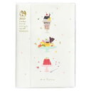 クツワ 手帳 時間割り手帳 2025年 B6 ウィークリー 3時のカフェ 109SHB 2024年 12月始まり