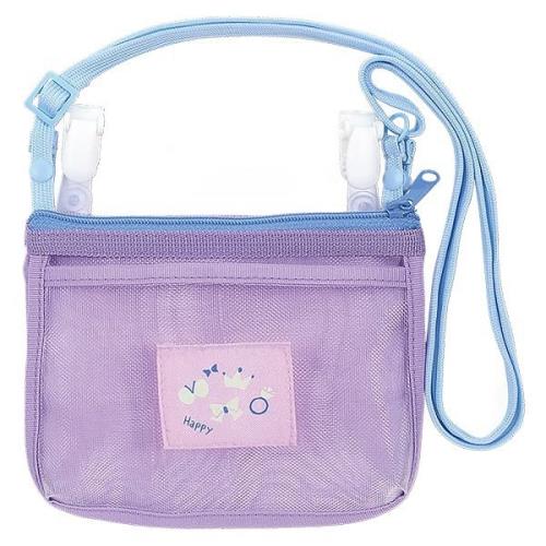 クツワ Ratta ハンカチポーチ エアポシェ メッシュポケット付 パープル ST501PU