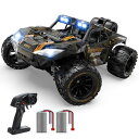 DEERC ラジコン ラジコンカー オフロード リモコンカー 4WD 高速 1/14スケール 32km/h 無段階 電動 RCカー 車おもちゃ 全地形対応 2.4GHz 操作時間32分 LEDライド 低・