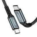 NIMASO USB C Type C to Type C ケーブル (2m グレー) USB 3.0 最大10Gbps高速データ転送 PD対応 60W 3A急...