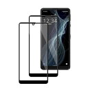 2枚セットKPNS 日本素材製 全面保護 AQUOS Sense4 Basic 用 ガラスフィルム 強化ガラス カバー 保護フィルム