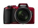Nikon デジタルカメラ COOLPIX B600 RD 光学60倍 軽量 クールピクス レッド B600RD(2)
