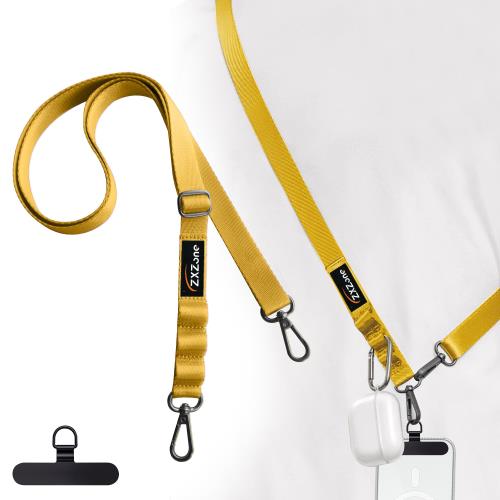 [ZXZone] スマホショルダー 斜めがけ首掛け肩掛け 携帯ストラップスマホストラップ 長い 160cm 幅 2cm 長さ調節可能 ストラップ 1本+タグパッチ1枚入り ストラップ ショルダーストラップ ロング ネックストラップ スマホ用 パスケース 肩掛け 首かけ ブランド 紛失・落下・盗