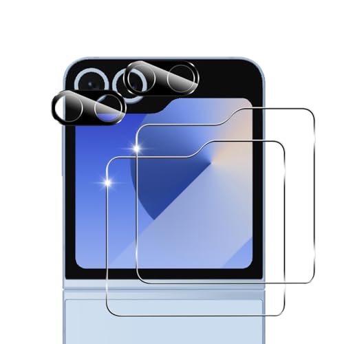 2+2枚セット 対応 Galaxy Z Flip6 SC-54E ガラスフィルム 2枚 + レンズ保護フィルム 2枚 指紋認証 対応 ギャラクシー z flip 6 フィルム 強化ガラスフィルム ケース