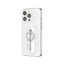 日本正規AAUXX(オークス) iRing Slide Single アイリング スライドシングル 携帯リング スマホ落下防止 セーフティグリップポータブルスタンド ワイヤレス充電対応 (ホワイト) UMS-IR13SLSPW