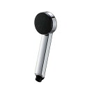 SANEI(旧社名:三栄水栓製作所)シャワーヘッド 節水30% アダプター付き 軽量型 前面めっき 背面ブラック PS325-80XA-CD