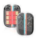 Sediven 対応 Switch 2 収納ケース カード収納 PC製 クリア ケース 磁性開閉 内蔵 耐衝撃 汚れ防止 専用 収納ボックス スイッチ カバー (クリア)