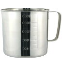 ナガオ 燕三条 計量カップ 2000ml 18-8ステンレス 日本製 802000
