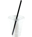 ナガオ 燕三条 アルミ ストロー 21x0.7cm ブラック 日本製