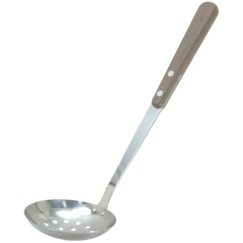 ナガオ 木柄 ルナ おたま穴明 ステンレス 日本製