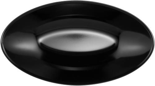 ナガオ 割れない 黒い食器 オーバル プレート 28cm 日本製 SP-15B