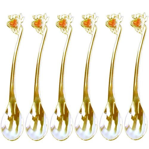 ナガオ ローズメリー コーヒースプーン ゴールド 5本+1本 日本製