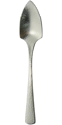 ナガオ 和洋折衷 グレープフルーツスプーン 13.5cm 18-8ステンレス 槌目 日本製