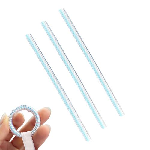 [aninako] La Boo Boo クリップロック 3パック La Boo Boo 対応 ット キーチェーン保護ライン 人形の紛失を防ぐ 取り付け簡単 滑り止め 紛失防止 フリーカ すべてのlaboobooに適用可能 (ホワイト)