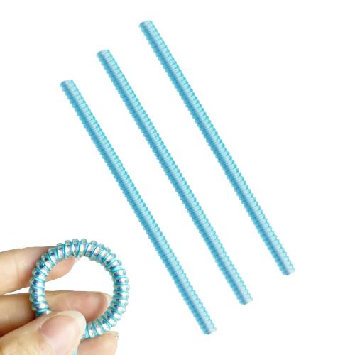 [aninako] La Boo Boo クリップロック 3パック La Boo Boo 対応 ット キーチェーン保護ライン 人形の紛失を防ぐ 取り付け簡単 滑り止め 紛失防止 フリーカ すべてのlaboobooに適用可能 (ブルー)