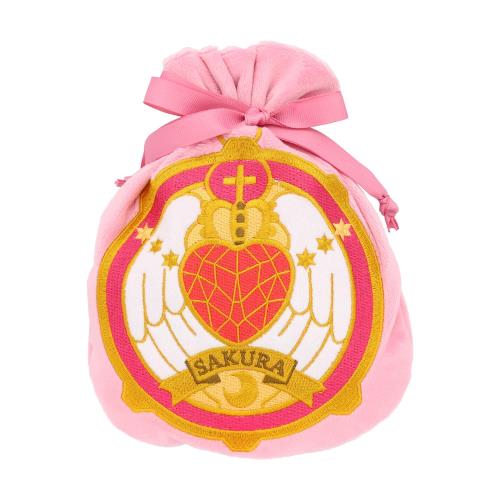 shobido 粧美堂 カードキャプターさくら 巾着 ポーチ CCさくら (C/双方向ポケベル刺繍)