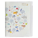 クツワ 手帳 HI! MY ZOO 家族+家計簿付き手帳 2025年 B6 ウィークリー みんな HZ045 2024年 12月始まり