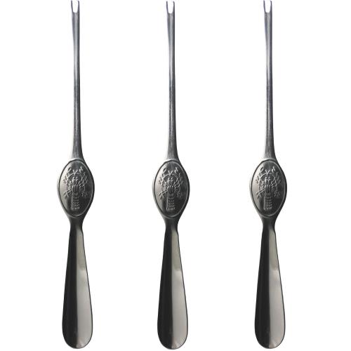 ナガオ 燕三条 かに スプーン フォーク 3本セット 20cm 日本製