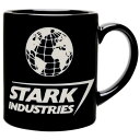 ティーズファクトリー(T'S Factory) マグカップ マーベル スタークインダストリーズ 撥水加工 ブラック 300ml MV-5524427IB