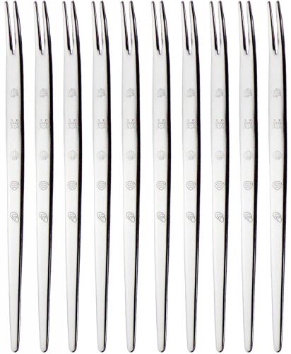 ナガオ サザエ フォーク 10本セット ステンレス バイ貝 貝類 エビカニ 甲殻類 万能フォーク 日本製