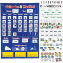 ラーニング リソーシーズ Calendar & Weather Pocket Chart ポケットチャート カレンダー&天気 LER 2418