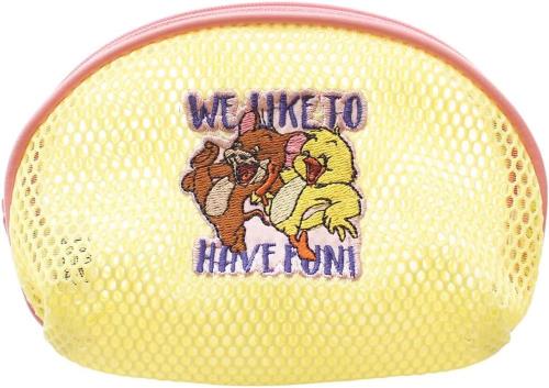 ティーズファクトリー トムとジェリー メッシュラウンドポーチ イエロー...(4)