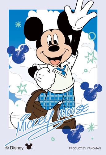 やのまん(Yanoman) 日本製 70ピース ジグソーパズルコパン AOHARU/ミッキーマウス (5.9x8.6cm) 70-03 ディズニー 持ち運べるジグソーパズル スリーブ(1枚)付き 請求用紙付きのサムネイル