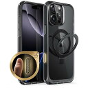 SUPCASE iPhone 16 Pro Max ケース 6.9インチ 2024 カメラコントロールボタン MagSefe対応 内蔵リング 横縦両立 超強磁力 黄変防止 耐衝撃 ストラップホール付き フィット感 薄型 ワイヤレス充電対応 透明 MagStandシリーズ