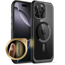 SUPCASE iPhone 16 Pro ケース 6.3インチ 2024 衝撃吸収 MagSafe対応 カメラコントロールボタン 黄変防止背面透明 保護 クリアカバースレ傷防止 滑り止め ストラップホール 衝撃吸収 薄型 密着 ワイヤレス充電対応 UBMagシリーズ ブラック