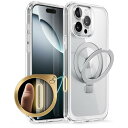 SUPCASE iPhone 16 Pro Max ケース 6.9インチ 2024 カメラコントロールボタン MagSefe対応 内蔵リング 横縦両立 超強磁力 黄変防止 耐衝撃 ストラップホール付き フィット感 薄型 ワイヤレス充電対応 透明 MagStandシリーズ