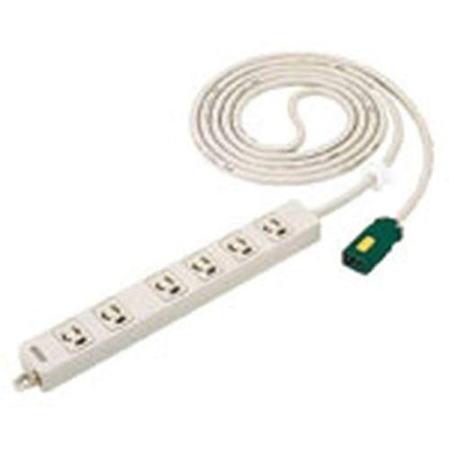 パナソニック(Panasonic) ハーネス用OAタップ 接地2P15A125V抜止電源表示ランプ付3m6コ口 グレー WFA66367HG