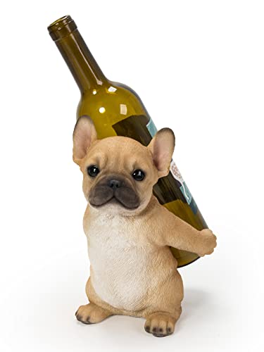 富士商 アニマル ワインボトルホルダー 犬 フレンチブルドッグ ワインラック ワインスタンド インテリ..