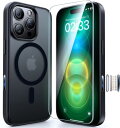 Aiカメラコントロールカバー搭載JUESHITUO iPhone 16 Pro Max 用の ケース TouchSwiftシリーズ 2Xスクリーン 保護付き タッチ遅延なし MagSafe充電対応 人気 耐衝撃 米軍MIL規格 耐久性 SGS認証 黄変なし いphone 16 Pro Max 用の ケース アイフォン16 Pro Max 用の カバー 6