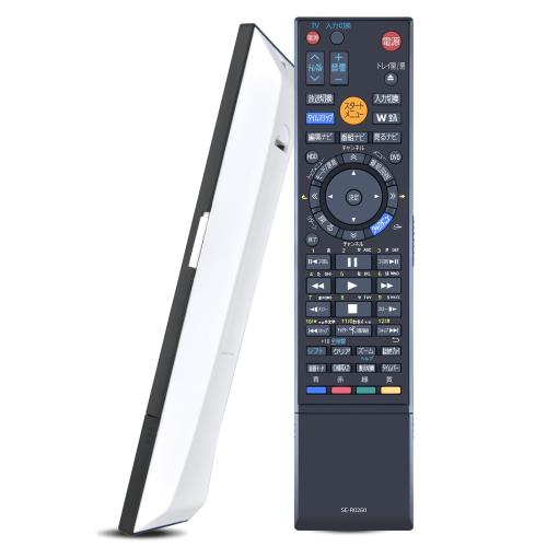 CLVIZCXOM レコーダーリモコン SE-R0260 for 東芝 VARDIAリモコン レコーダー用 RD-S600 RD-S300 RD-E300 RD-E160対応部品番号:79102192